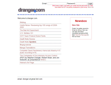 Tablet Screenshot of dranger.com